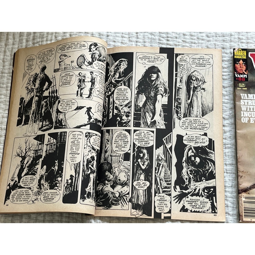 Vintage Vampirella Heavy Metal Tomb of Dracula Comic Magazine Lot of 4 1980 1984 - Picture 10 of 13